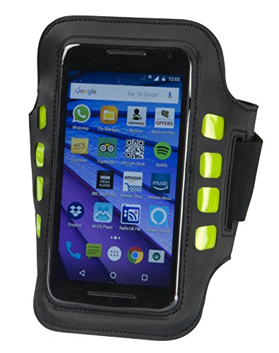 Aura LED Armband Gut sichtbare Handyhalterung, Schwarz, Einheitsgröße von Aura