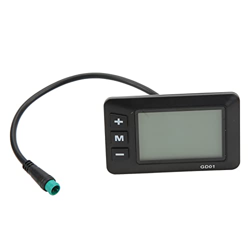 Ausla E Bike Display LCD 5 Pin, 36V 48V Elektrofahrrad-LCD-Display, Wasserdichter Stecker und Lenkerinstallation, für JN-Controller und Motor-Kit von Ausla