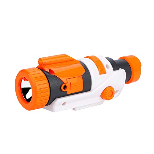 Ausla Taschenlampen-Zielfernrohrbefestigung, Kunststoff-Modulus-Taschenlampenzubehör Abnehmbare Taschenlampenhalterung für Modify Toy von Ausla