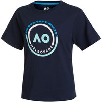 Australian Open AO Round Logo T-Shirt Damen in dunkelblau von Australian Open