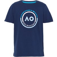 Australian Open AO Round Logo T-Shirt Jungen in dunkelblau, Größe: 140 von Australian Open