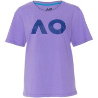 Australian Open AO Stack Print Core Logo T-Shirt Damen in lila, Größe: S von Australian Open