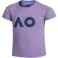Australian Open AO Stack Print Core Logo T-Shirt Mädchen in lila, Größe: 134 von Australian Open