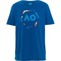 Australian Open Round Logo T-Shirt Herren in blau von Australian Open