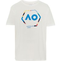 Australian Open Round Logo T-Shirt Herren in weiß, Größe: XXL von Australian Open