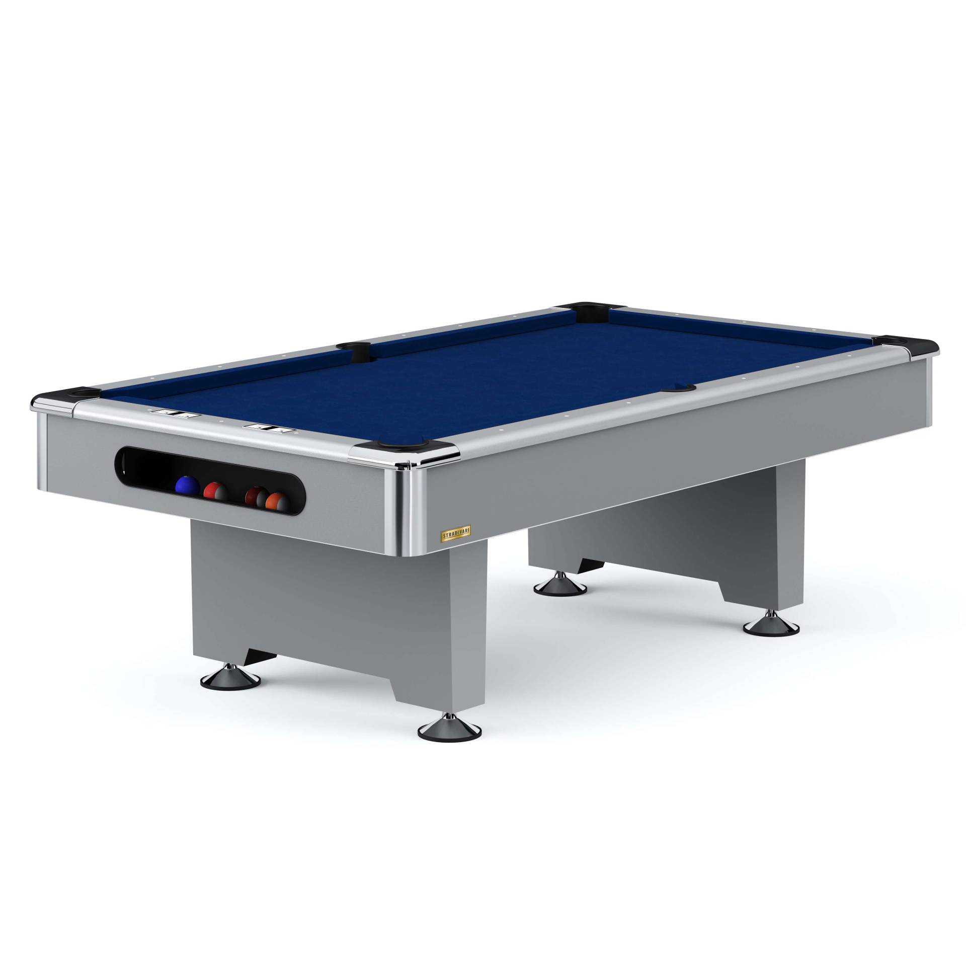 Automaten Hoffmann Billardtisch "Club Pro III" Dekor Grau, Simonis 860, Red, 7 ft (Spielfeld 198x99 cm) von Automaten Hoffmann