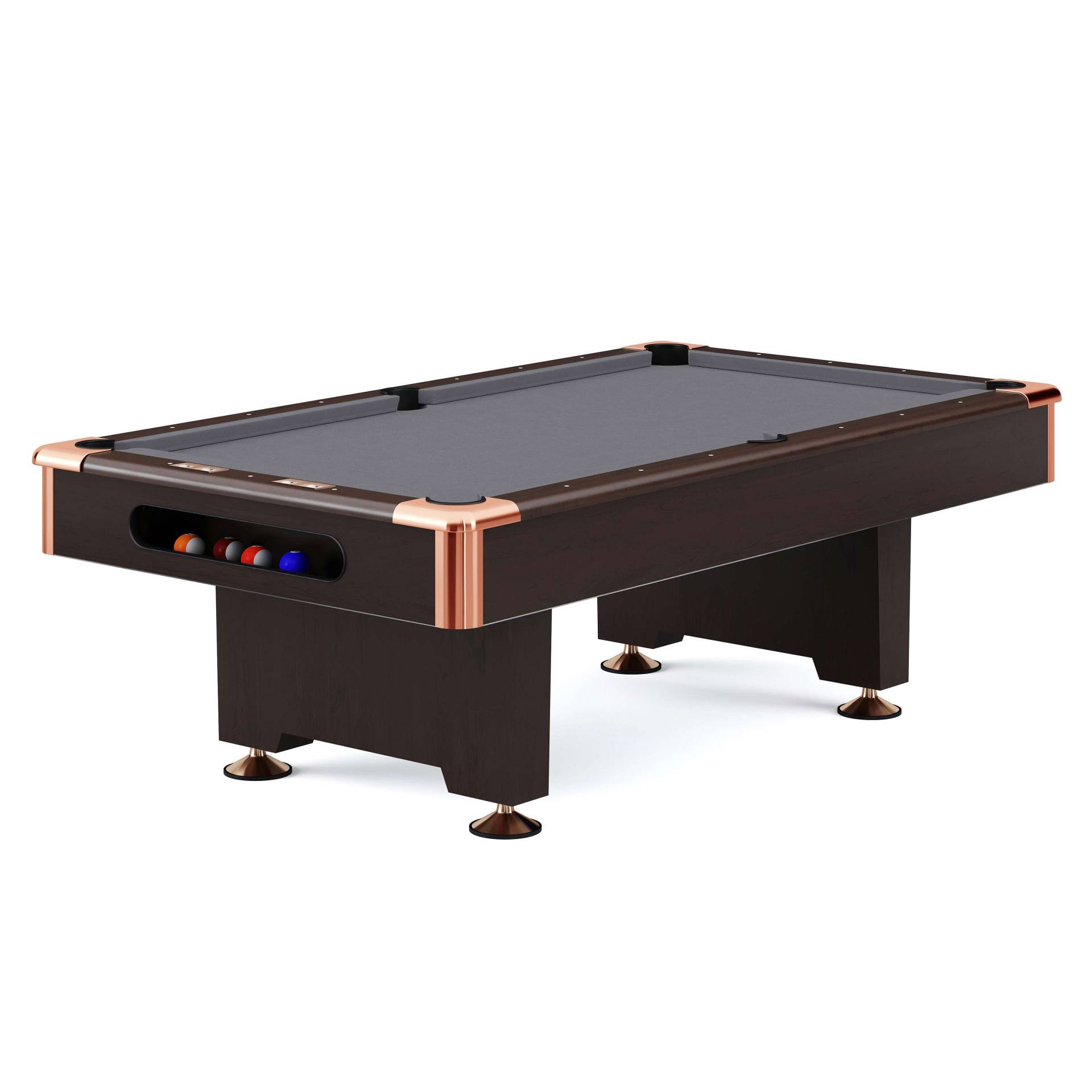 Automaten Hoffmann Billardtisch "Club Pro III" Dekor Nussbaum, Grey, Simonis 860, 7 ft (Spielfeld 198x99 cm) von Automaten Hoffmann