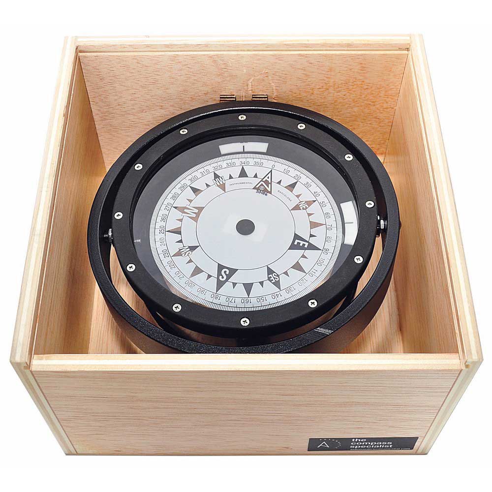 Autonautic Instrumental C20-00131 Spare Magnetic Compass In Wooden Box Schwarz von Autonautic Instrumental