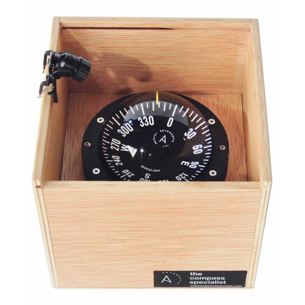 Autonautic Instrumental C4-00108 Wooden Box Compass Schwarz von Autonautic Instrumental
