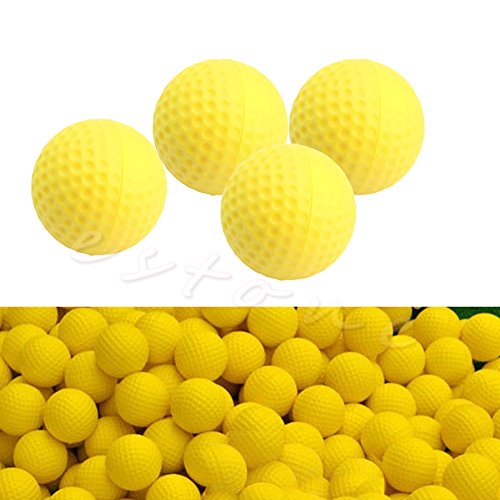 Autone Gelber Schaumstoff-Golfball, Golfball, Übungsball aus weichem Schaumstoff, 10 Stück von Lunji