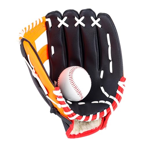 Baseball-Handschuh, weiches PU-Leder, verdickte Krug-Softball-Handschuhe für Teenager, Erwachsene, professionelle Baseball-Fangsport-Batting-Handschuhe von Avejjbaey