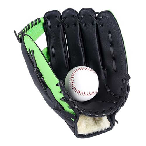 Avejjbaey Baseball-Handschuh, weiches PU-Leder, verdickte Krug-Softball-Handschuhe für Teenager, Erwachsene, professionelle Baseball-Fangsport-Handschuhe von Avejjbaey