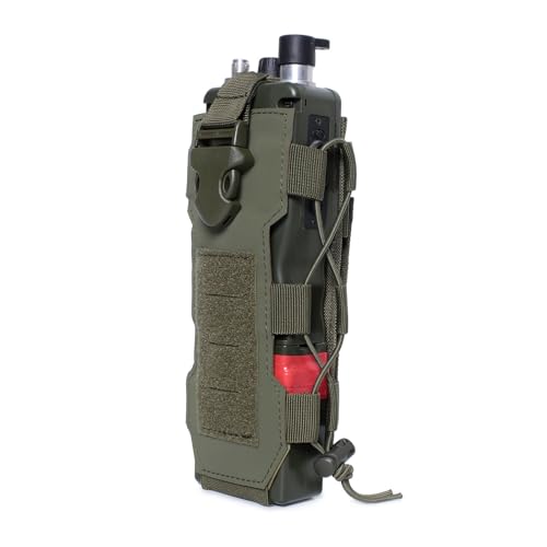 Tacticals Radio-Holster, Tasche, verstellbare Halterung, Segeltuch, taktische Radiohalterung für Weste von Avejjbaey