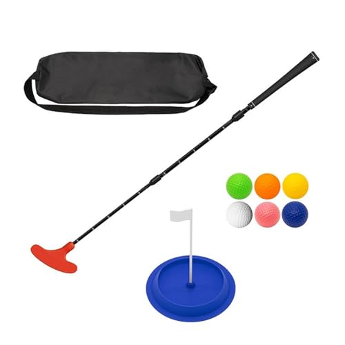 Verstellbares Golf-Putter-Set, Zwei-Wege-Golf-Putter, Schläger mit Putting-Scheibe und Übungsball, für Damen und Herren, Golfer, verstellbare Golf-Putter von Avejjbaey