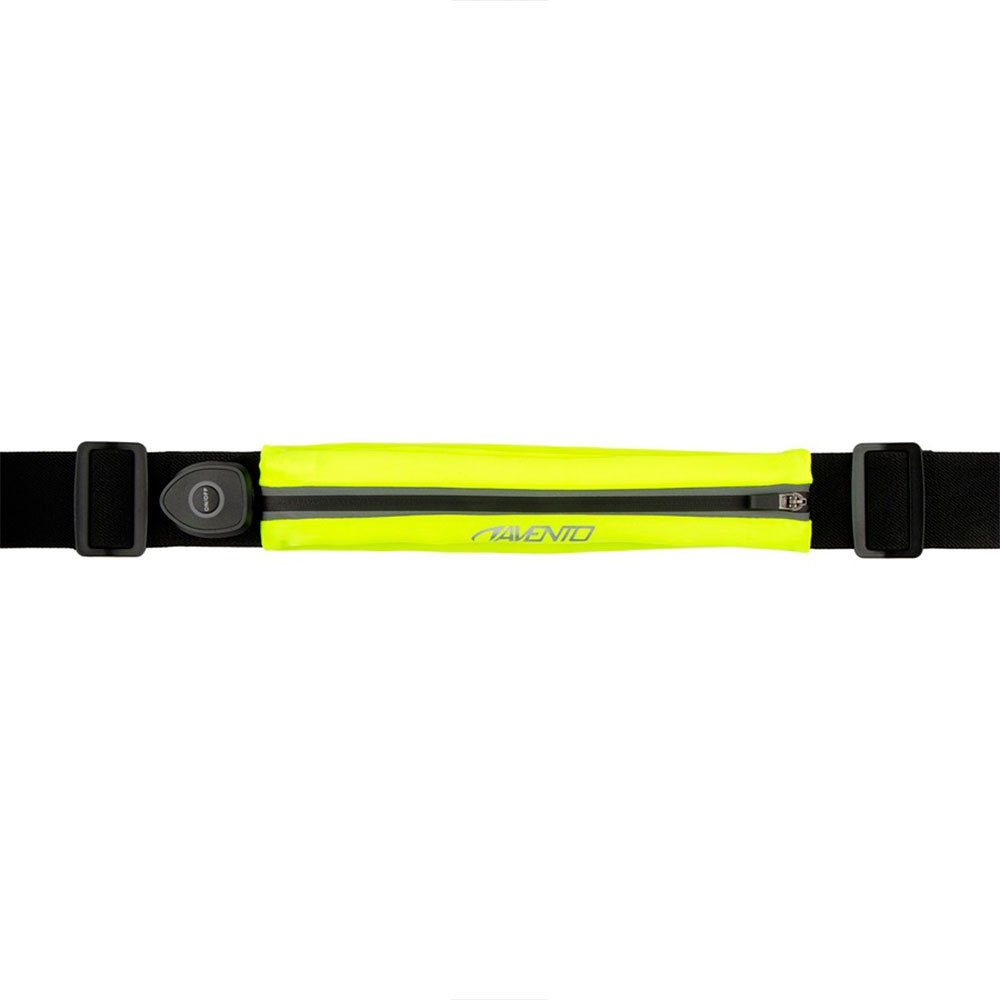 Avento Pocket + Rechargeable Led Running Belt Gelb von Avento