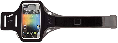 Avento Smartphone Sport Armgurt Leichtgewicht, Schwarz/Grau/Silber, One Size von Avento
