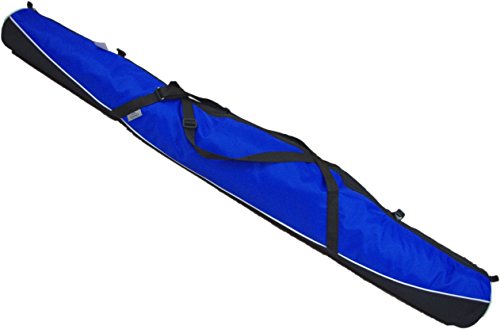 Aves-24 SKITASCHE Skisack 150 160 170 180 und 190 cm für Ski mit Stöcke mit/ohne Skischuhtasche reißfeste Skibag (160cm, BLAU ohne Schuhtasche) von Aves-24