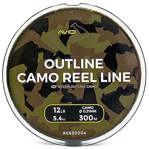 Avid Carp Outline Camo Carpfishing Line 300 M 0.310 mm von Avid