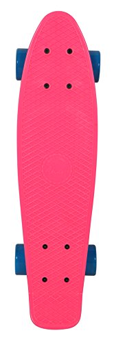 Awaii Kinder Vintage Skateboard, pink-rosa-rosa, 22,5" von Awaii