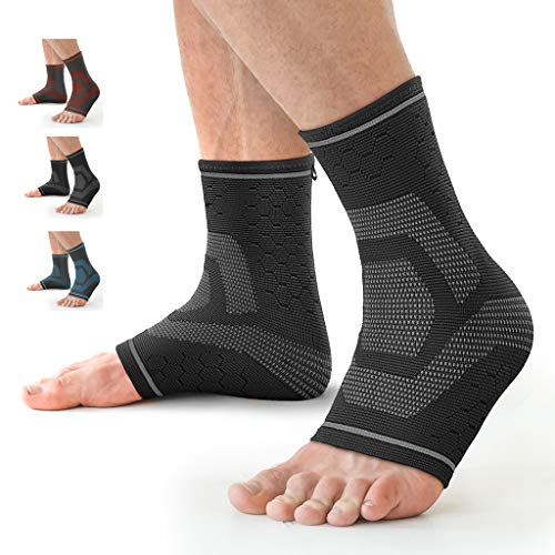 Awenia Fussbandage Fußbandage Fußgelenk Fersensporn Bandage Knöchel Laufen Sport Bandage Sprunggelenk für Männer Damen von Awenia
