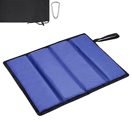 Sitzkissen Outdoor Faltbares, Awroutdoor Sitzmatte Wasserdicht, Thermokissen 38x40cm Sitzunterlage Robuste, Seating Mat Pad für Wandern Camping Stadion und Unterwegs. (Blau) von Awroutdoor