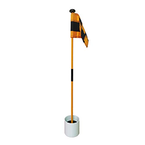 Awydky Golf-Pin-Flaggen, zum Üben, Putten, grüner Flaggenstock, für Driving Range, Hinterhof, 2-teiliges Design, grüne Golfflaggen von Awydky