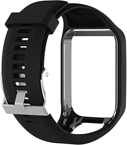Axcellent Band für Tomtom Runner 2 3, Spark 3, Golfer 2, Adventurer - Armband mit Silikon-Ersatzarmband - GPS Smart Watch-Zubehör von Axcellent