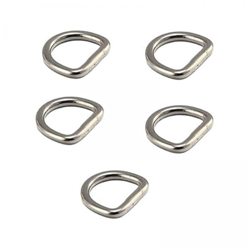 Aymzbd 3er Pack D Ringe, Hochwertige Metallringe für DIY Projekte und Taschen von Aymzbd