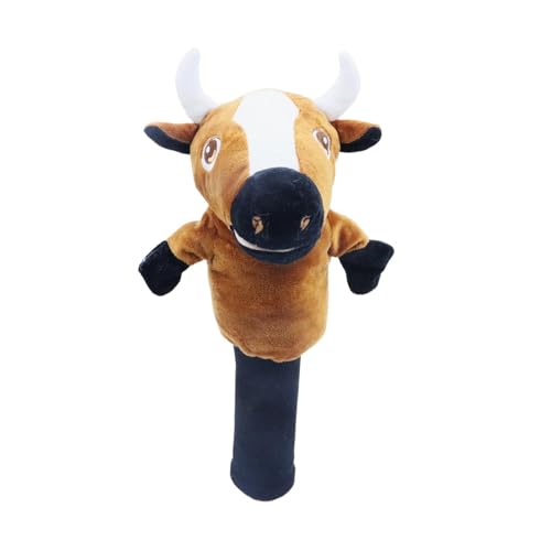 Aymzbd Animal Golf Headcover für Holz, Golfschlägerhülle mit Einzigartigem Design für Damen Und Herren, Kuh von Aymzbd