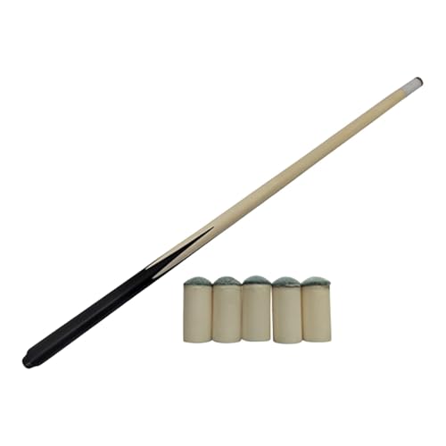 Aymzbd Pool Queue Zubehör für Kinder Leichte Professionelle Billard Bar Anti Queue Spitze mit 11mm Spitze Holz Ausrüstung, 50 cm von Aymzbd