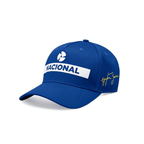 Ayrton Senna - Offizielle Merchandise Kollektion - Nacional Cap - Blue - One Size von Ayrton Senna