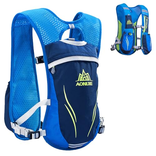 Azarxis 5.5L Trinkrucksack, Ultraleichter Laufrucksack, Hydrationspack für Laufen, Joggen, Wandern, Marathon von Azarxis