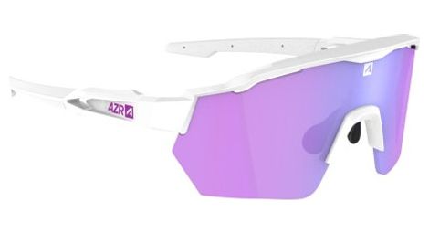 azr race rx brillen set weis violett   farblose scheibe von Azr