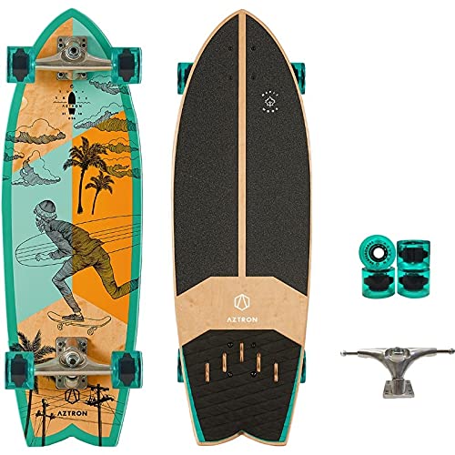Aztron Street 31, Surfskate Board Unisex, Mehrfarbig, L von AZTRON