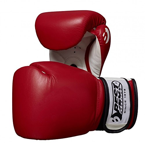 Best Sporting Boxhandschuhe Competition, Größen 10-12 oz, rot, Gewicht:12 oz von B Best Sporting