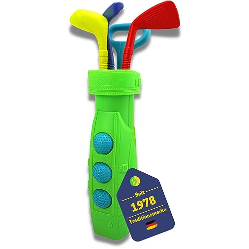 Best Sporting Golf-Set Kinder I 13-teiliges, buntes Minigolf für Zuhause I mit Golflöcher, Golf-Schläger & Golfbällen I hochwertiges Mini Indoor Golf I Kinder-Spielzeug I inkl. Golf-Bag von B Best Sporting