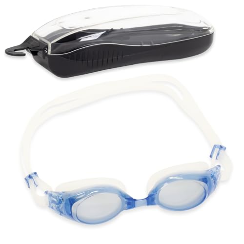 B&S Turtle VIEW Schwimmbrille Unisex für Erwachsene mit UV-Schutz und SWIPE-Technologie für Anti-Beschlag - Größenverstellbar, Augenschutz, Wasserbrille für Sport und Freizeit von B&S