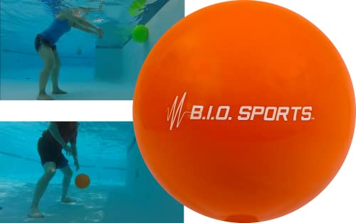 BIO Sports Gymnastikball für Ganzkörper-Training mit geringer Belastung, Orange von B.I.O. Sports