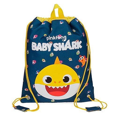 Baby Shark My Good Friend Lunchsack Blau 27x34 cms Polyester von Baby Shark