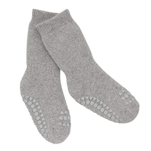 GoBabyGo Anti-Rutsch-Socken, 2-3 Jahre, Grau Melange von GoBabyGo