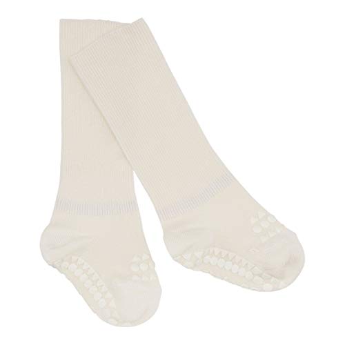 BABYGO Unisex Baby antislip sokken wit, 1-2 GoBabyGo Bamboo Rutschfeste Socken Weiß 1 2J, beige, Jahr EU von GoBabyGo