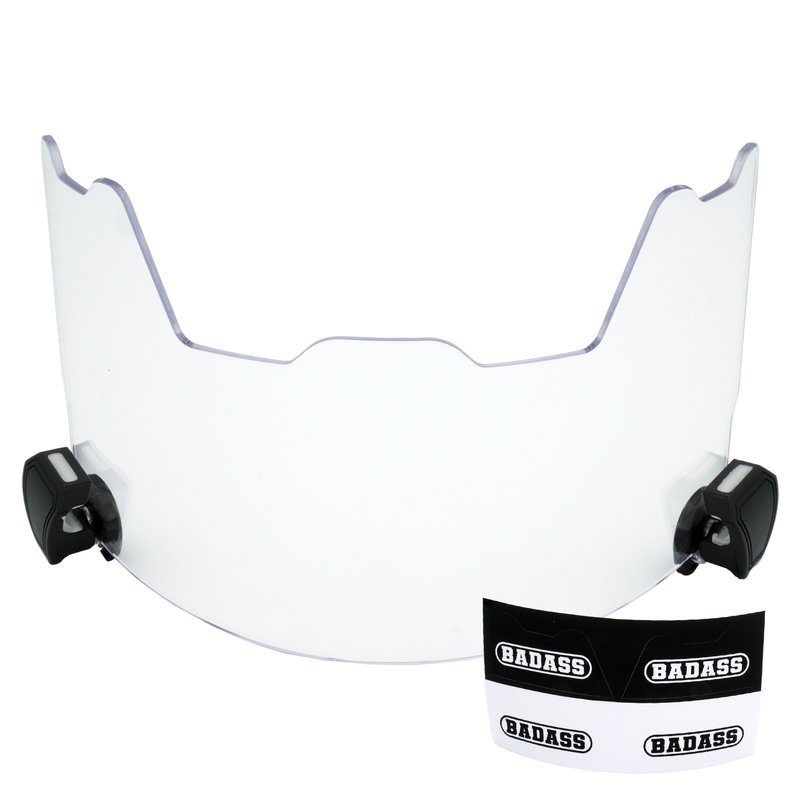BADASS Crown Football Eyeshield - Clear Transparent von BADASS FOOTBALL