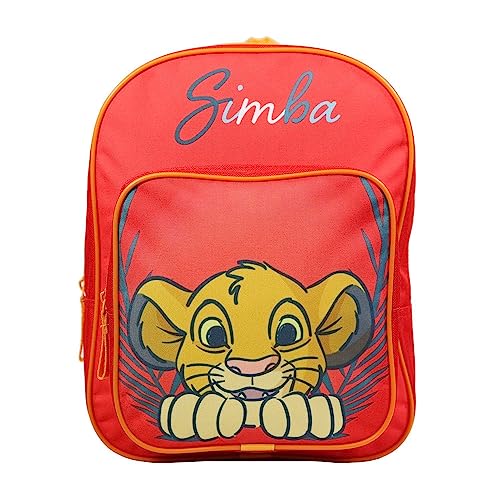 Bagtrotter Disney Der König der Löwen Simba Rucksack, 31 cm, Rot von Bagtrotter