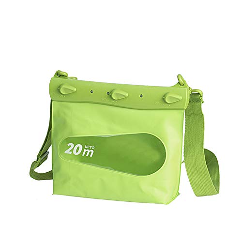 BAID Packsack, Schwimmsäcke für Kinder wasserdicht mit langem verstellbarem Schultergurt inklusive, perfekt für Wassersport für Männer, Frauen und Kinder,Green,M von BAID