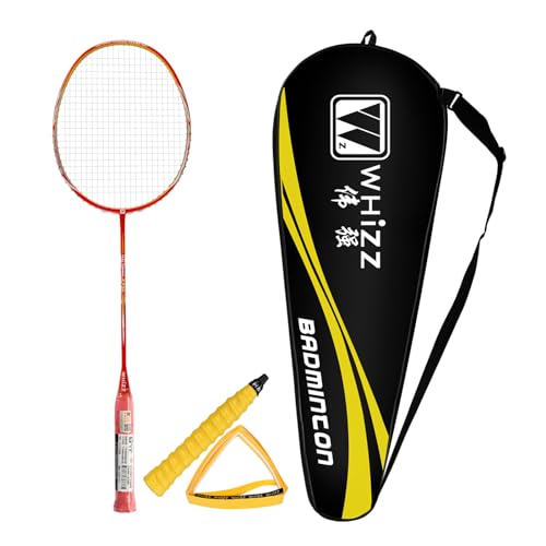 BAIHUALIN Whiz A730 Einteiliger Badmintonschläger aus Graphit mit hohem Modul (77 Gramm, 26 lbs Spannung) von BAIHUALIN