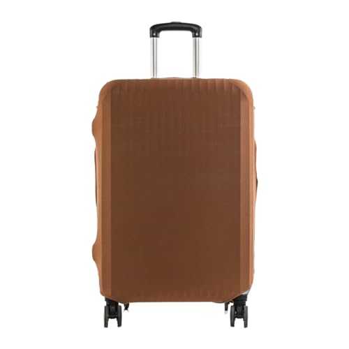 Stilvolle, dehnbare Gepäckabdeckung, Koffer-Schutz, bewahrt sicher den Zustand Ihres Gepäcks, verdickter Kofferschutz, braun von BAIRU