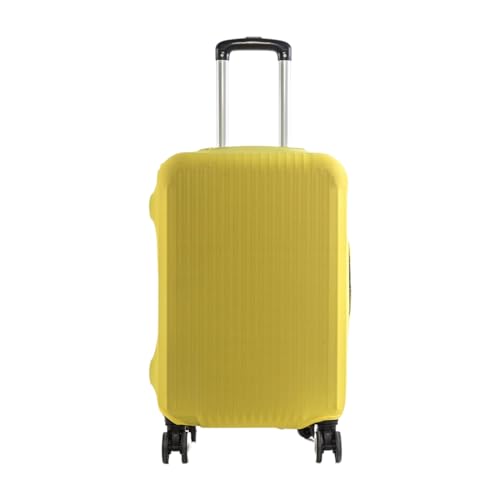Stilvolle, dehnbare Gepäckabdeckung, Koffer-Schutz, bewahrt sicher den Zustand Ihres Gepäcks, verdickter Kofferschutz, gelb von BAIRU
