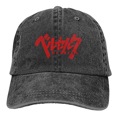 BAJIE Baseball Caps Berserker Anime Logo Baseball Cap Cowboyhut Peaked Cap Cowboy Bebop Hüte Männer und Frauen Hüte von BAJIE