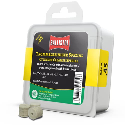 Ballistol Unisex – Erwachsene 23239 Filzreiniger, neutral, Kaliber .45-60 Stück von BALLISTOL