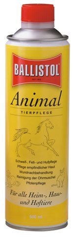 BALLISTOL Unisex – Erwachsene Animal Tierpflege-Öl 500ml Dose, Farblos, 6 Stück von BALLISTOL